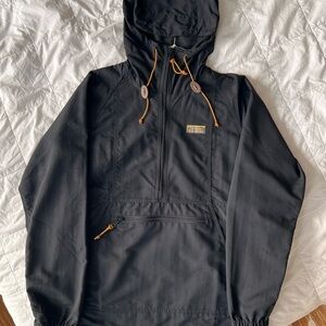 L.L. Bean Black Windbreaker — Women’s Mountain Classic Anoram